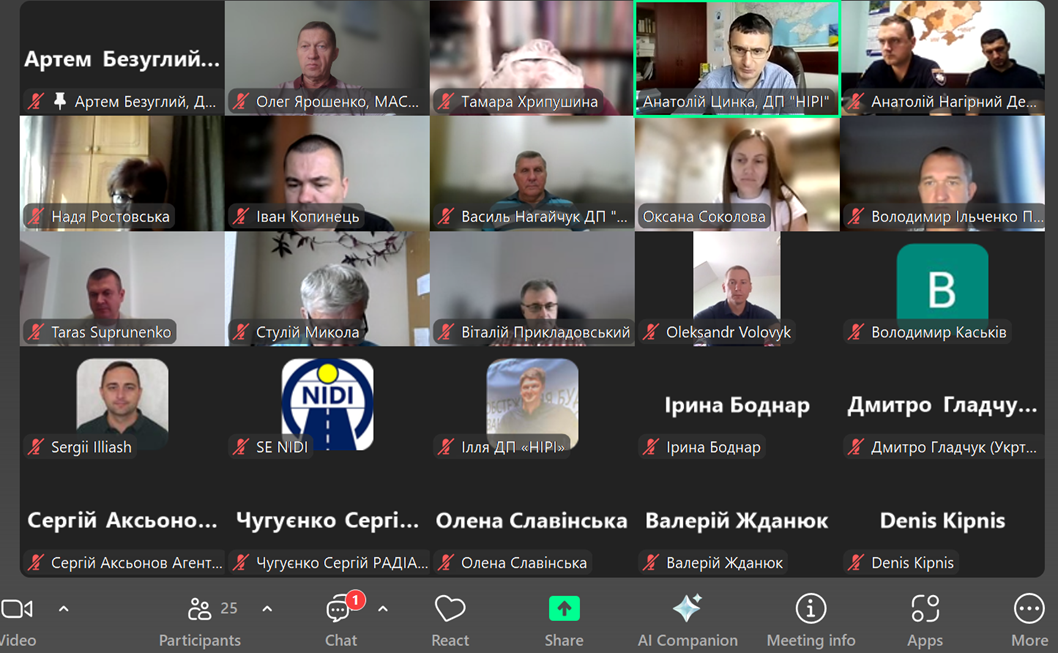 ТК 198 «АВТОМОБІЛЬНІ ДОРОГИ І ТРАНСПОРТНІ СПОРУДИ»: ОРГАНІЗАЦІЙНЕ ЗАСІДАННЯ